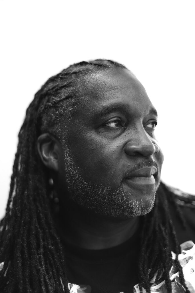 Errol Donald, black and white portrait photograph